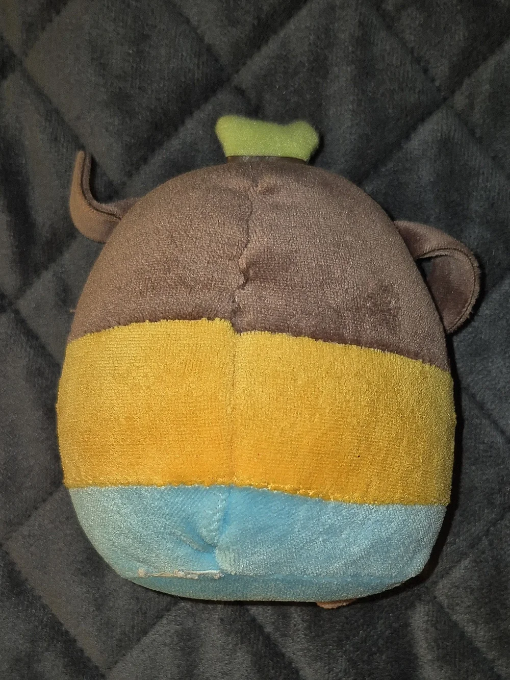 Disney Goofy Stuffed Ufufy Beanbag Brown Yellow Blue White Under 6 in
